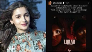 Alia Bhatt Praises 'Lokah: Chandra' as a Landmark Achievement in South Indian Cinema