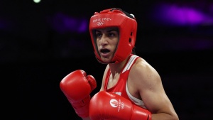 Algerian Boxer Imane Khelif Barred from World Championships Amid Sex Testing Controversy
OR
Imane Khelif Out of Boxing World Championships Due to Eligibility Dispute Over Sex Testing