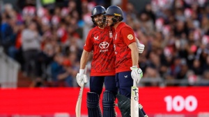 Phil Salt hits England's fastest T20I century after Jos Buttler's powerplay blitz