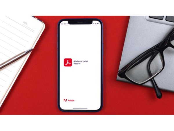 Adobe Acrobat on a smartphone