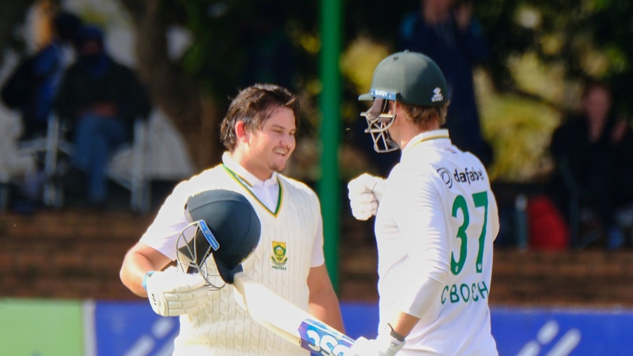 Pretorius and Bosch celebrate their centuries