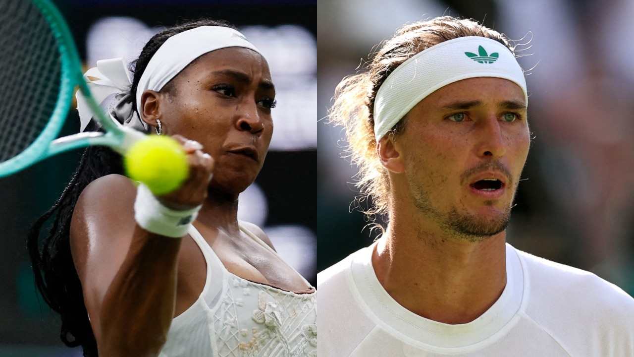 Alexander Zverev and Coco Gauff